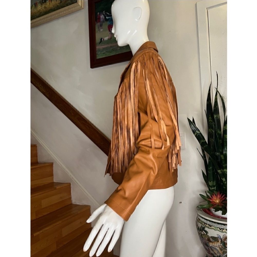 Free People Understated Leather Bronco Jacket - Picture 4 of 6